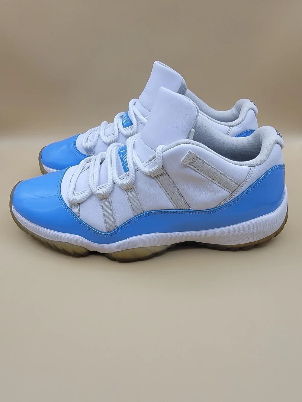 2016 Nike Air Jordan 11 Low Retro UNC Blue University White Men's Size 11